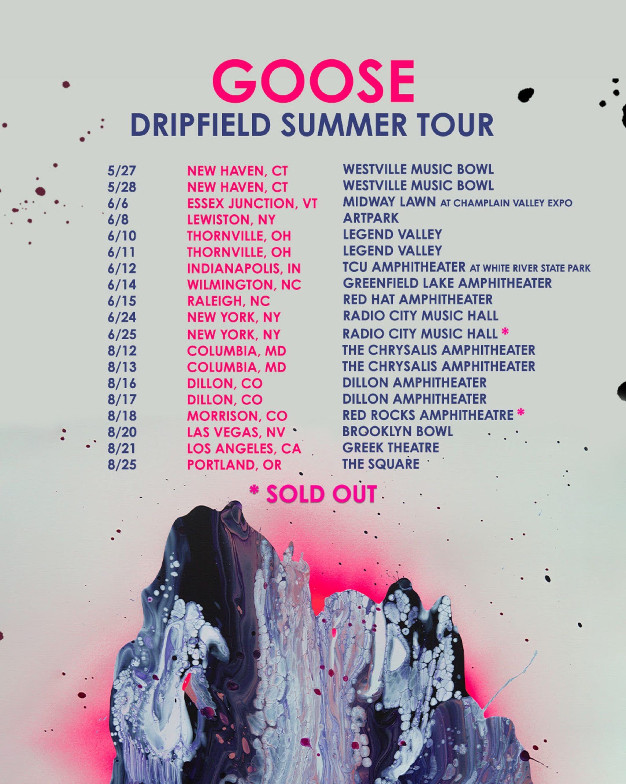 Goose announce new album, release new song/video, Radio City and Red Rocks sold out