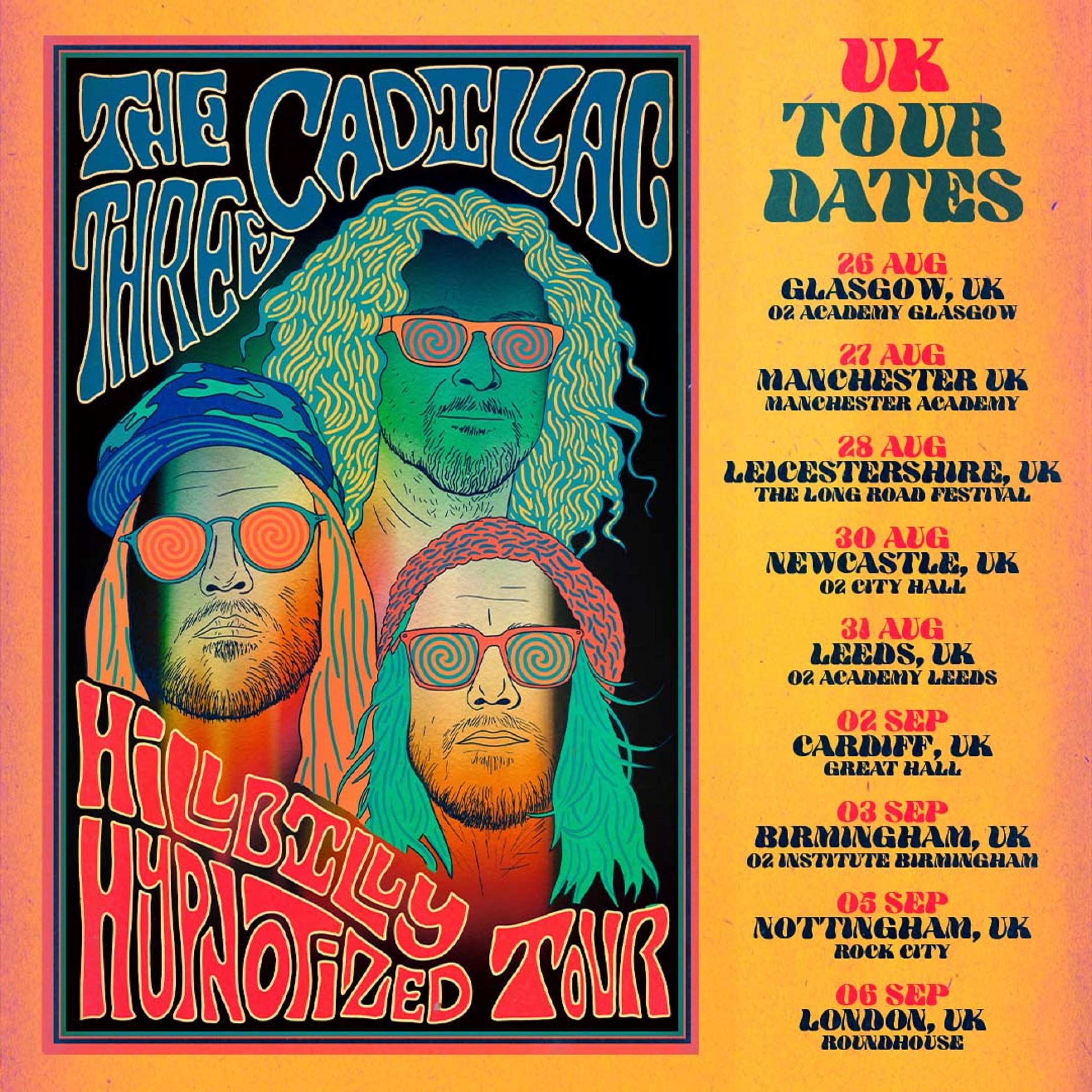 The Cadillac Three announce Hillbilly Hypnotized UK Tour – Summer 2022
