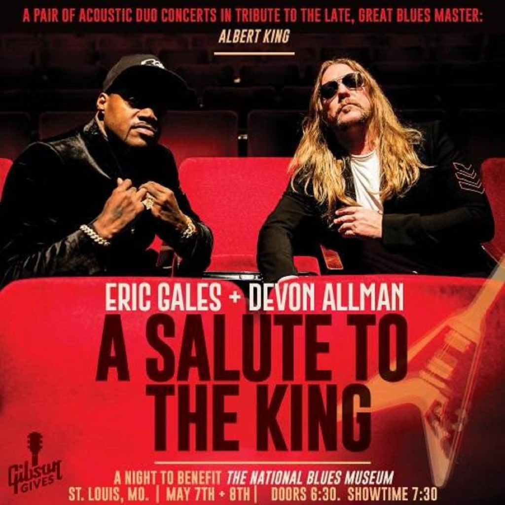 Gibson Gives Presents: Devon Allman and Eric Gales a two night benefit at the National Blues Museum in St. Louis