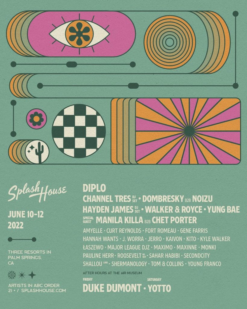 Splash House Announces June 2022 Weekend Lineup