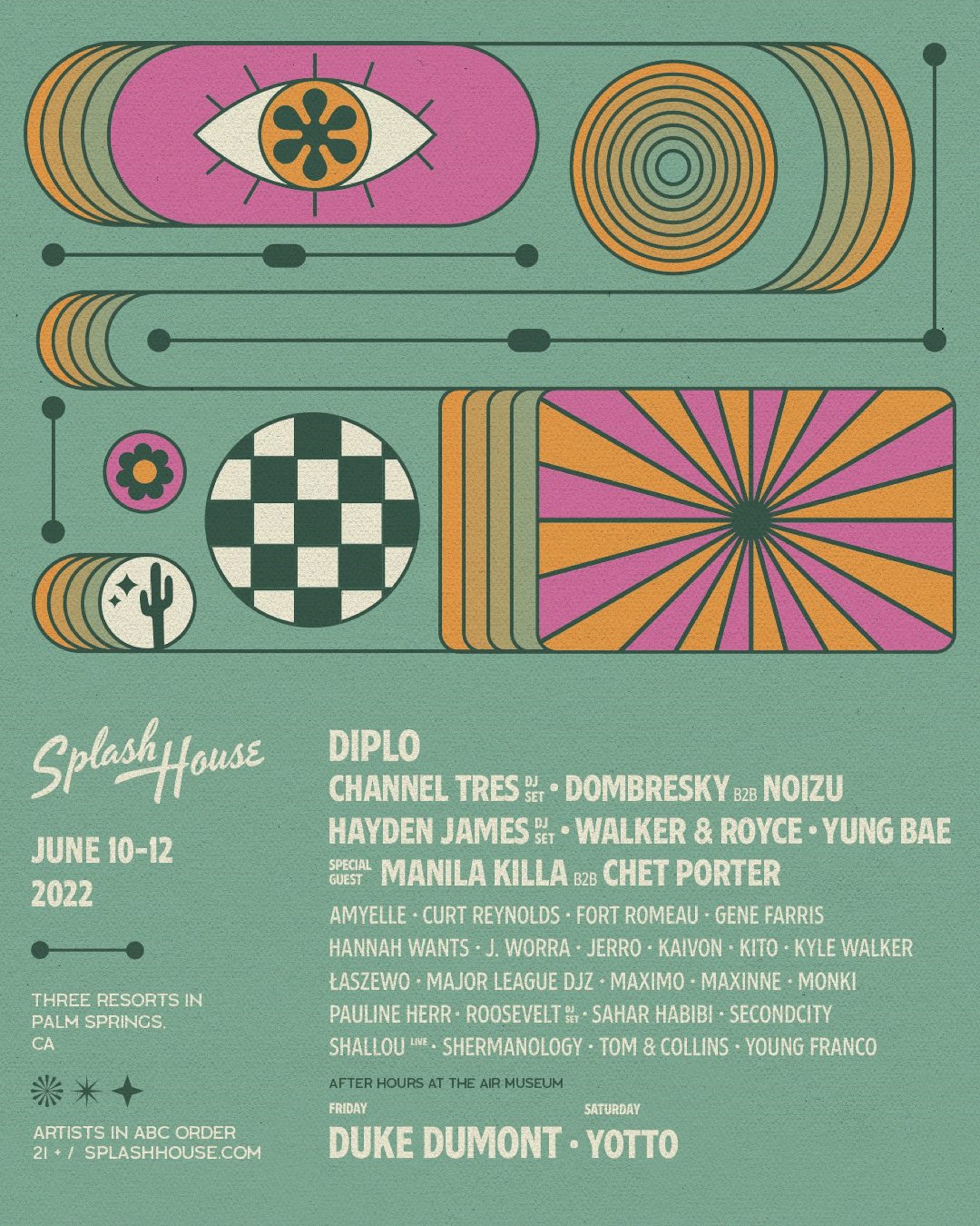 Splash House Announces June 2022 Weekend Lineup