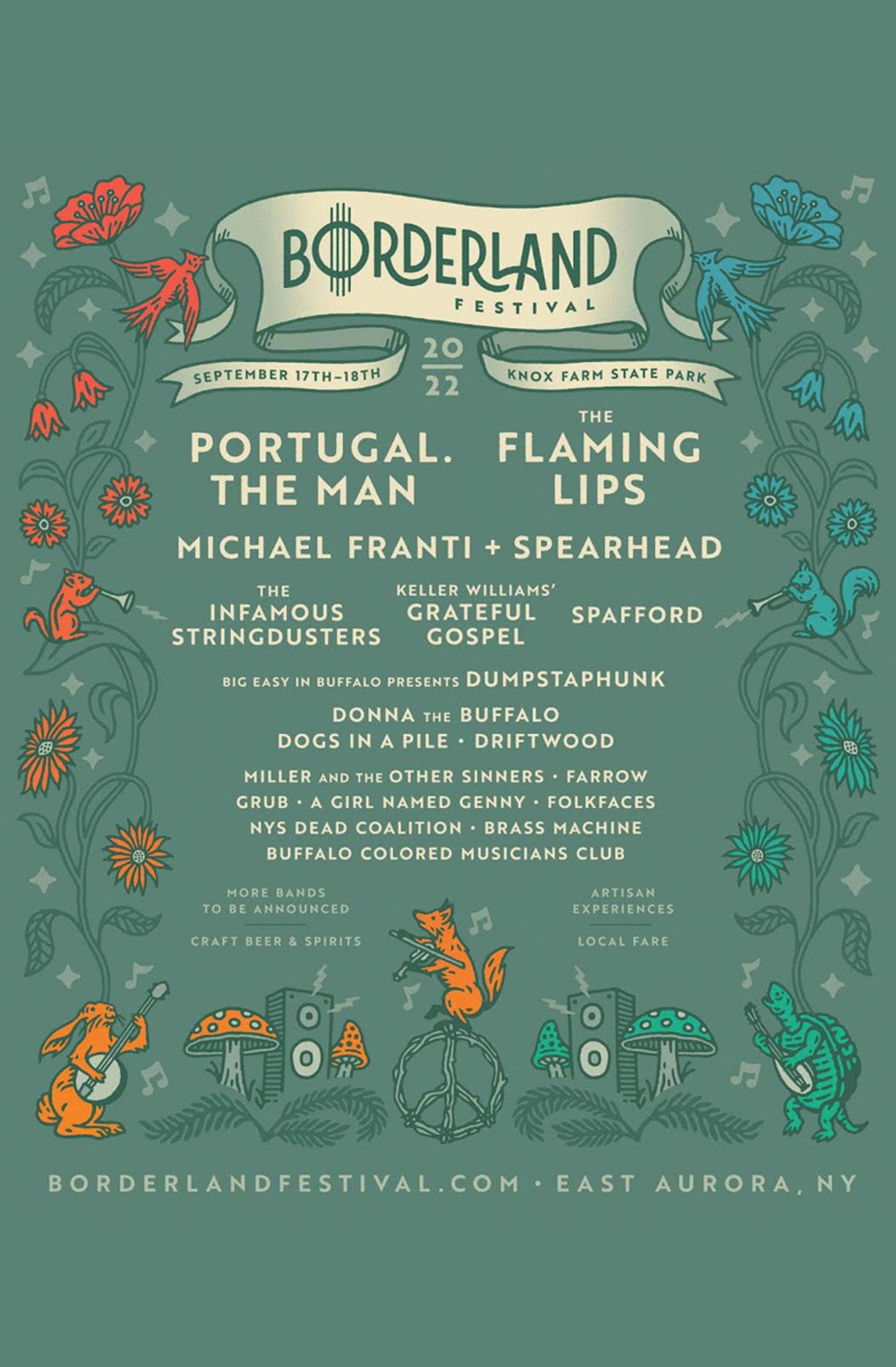 BORDERLAND FESTIVAL ANNOUNCES 2022 LINE UP