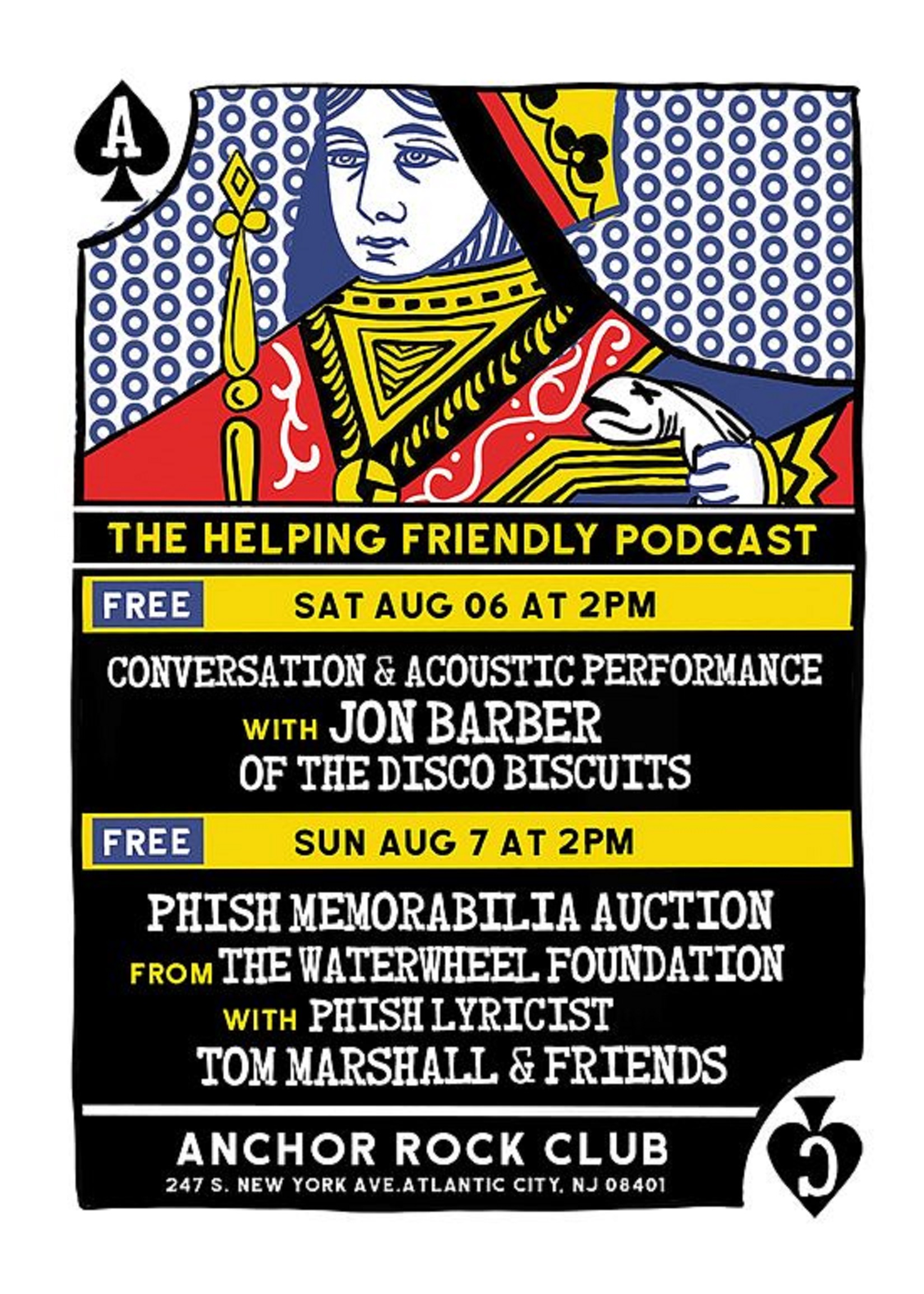 Anchor Rock Club Festivities Expanded, Live Auction to Benefit Phish’s WaterWheel Foundation