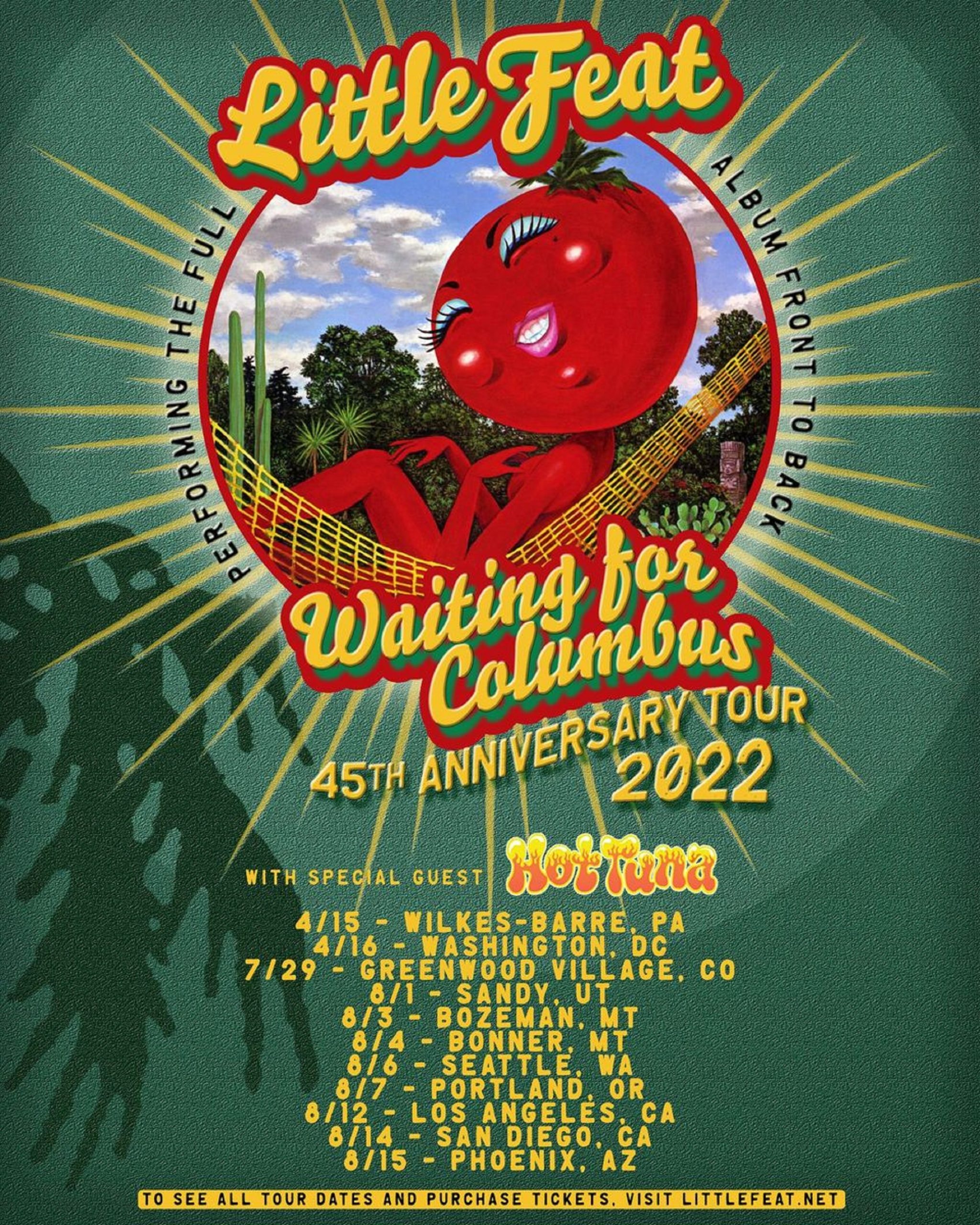 Hot Tuna On Tour w/ Little Feat – Come out for the music & the joy!