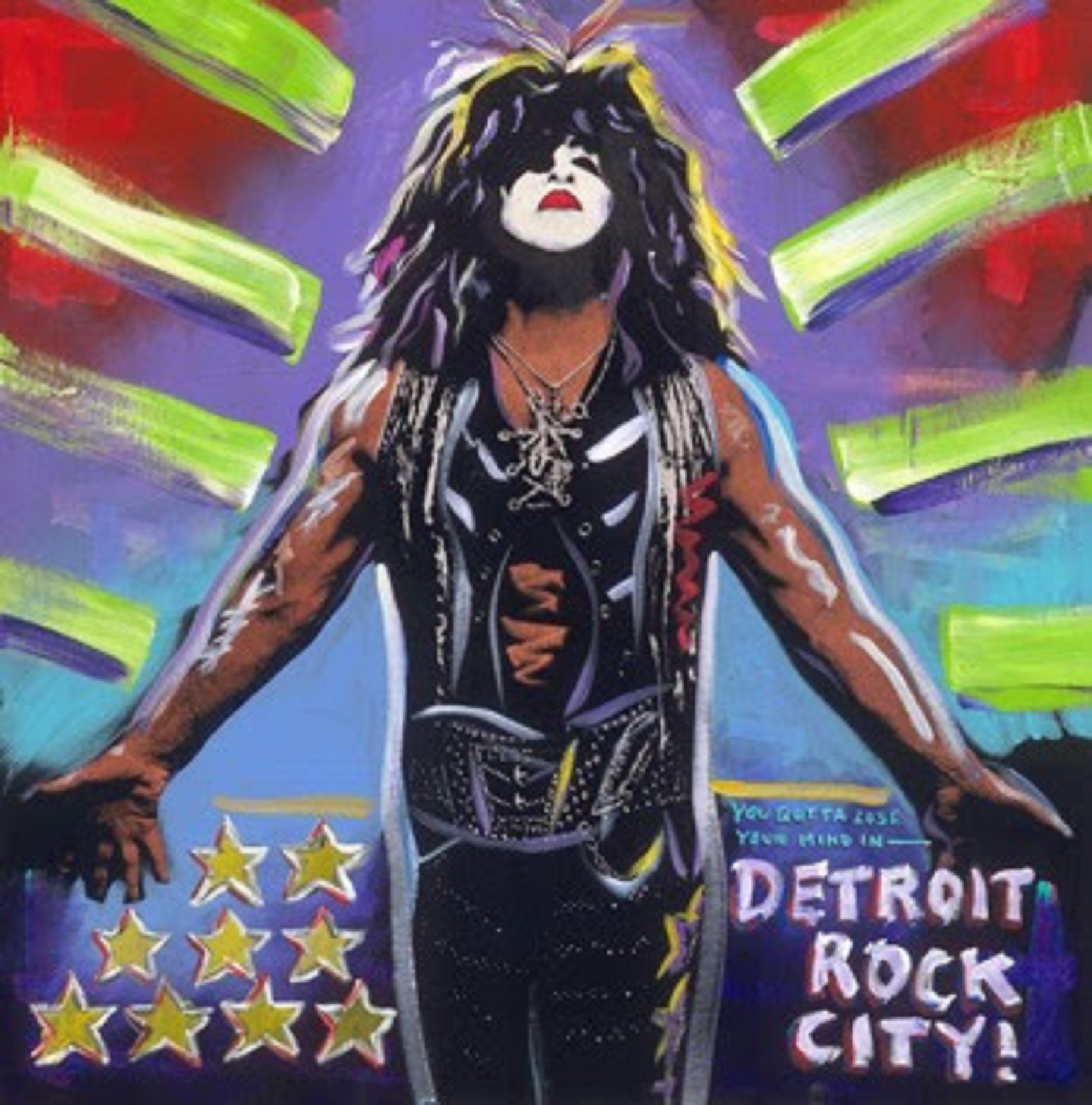 PAUL STANLEY ~ Iconic KISS Rocker Sets out on Fine Art Tour