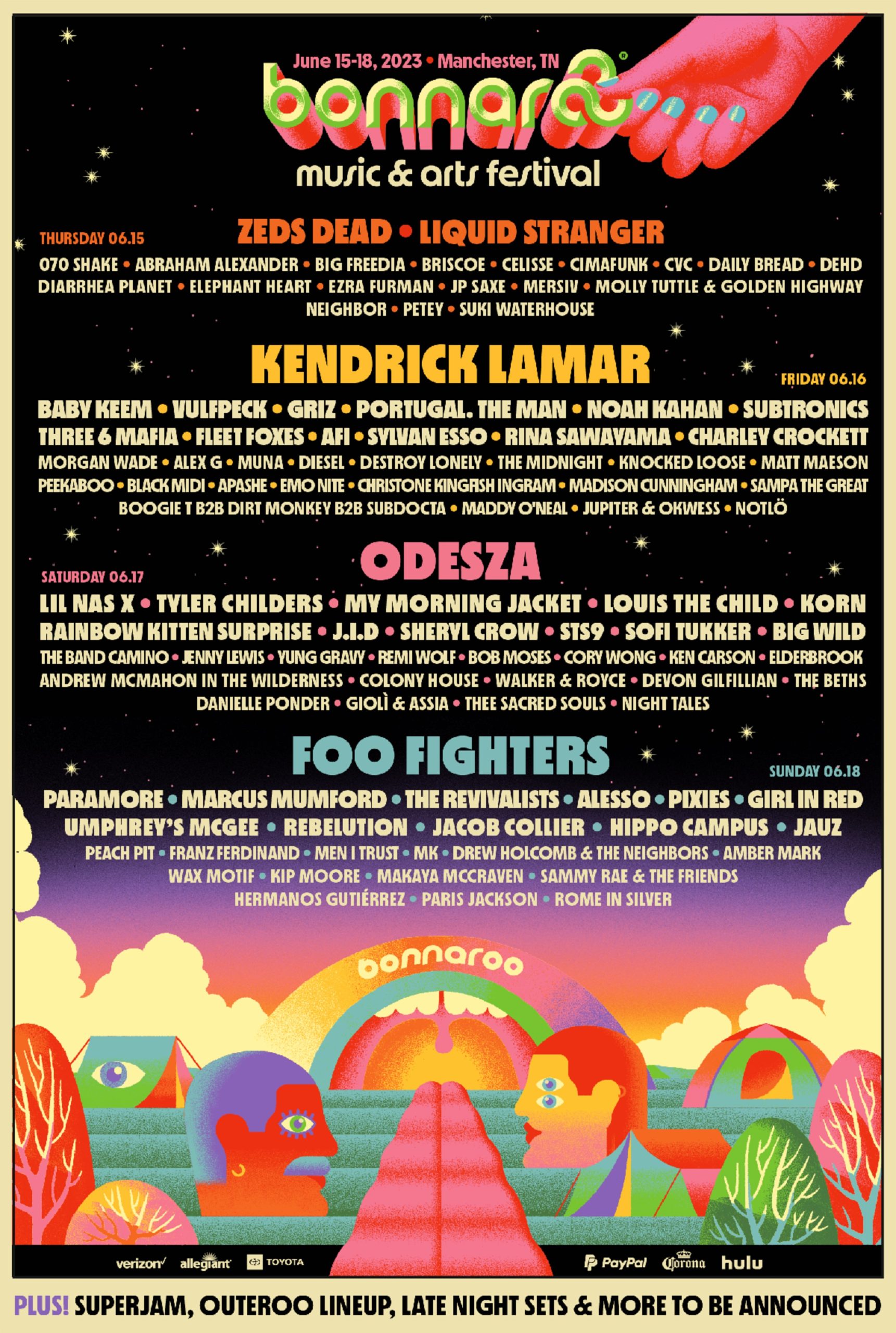 Bonnaroo announces 2023 lineup