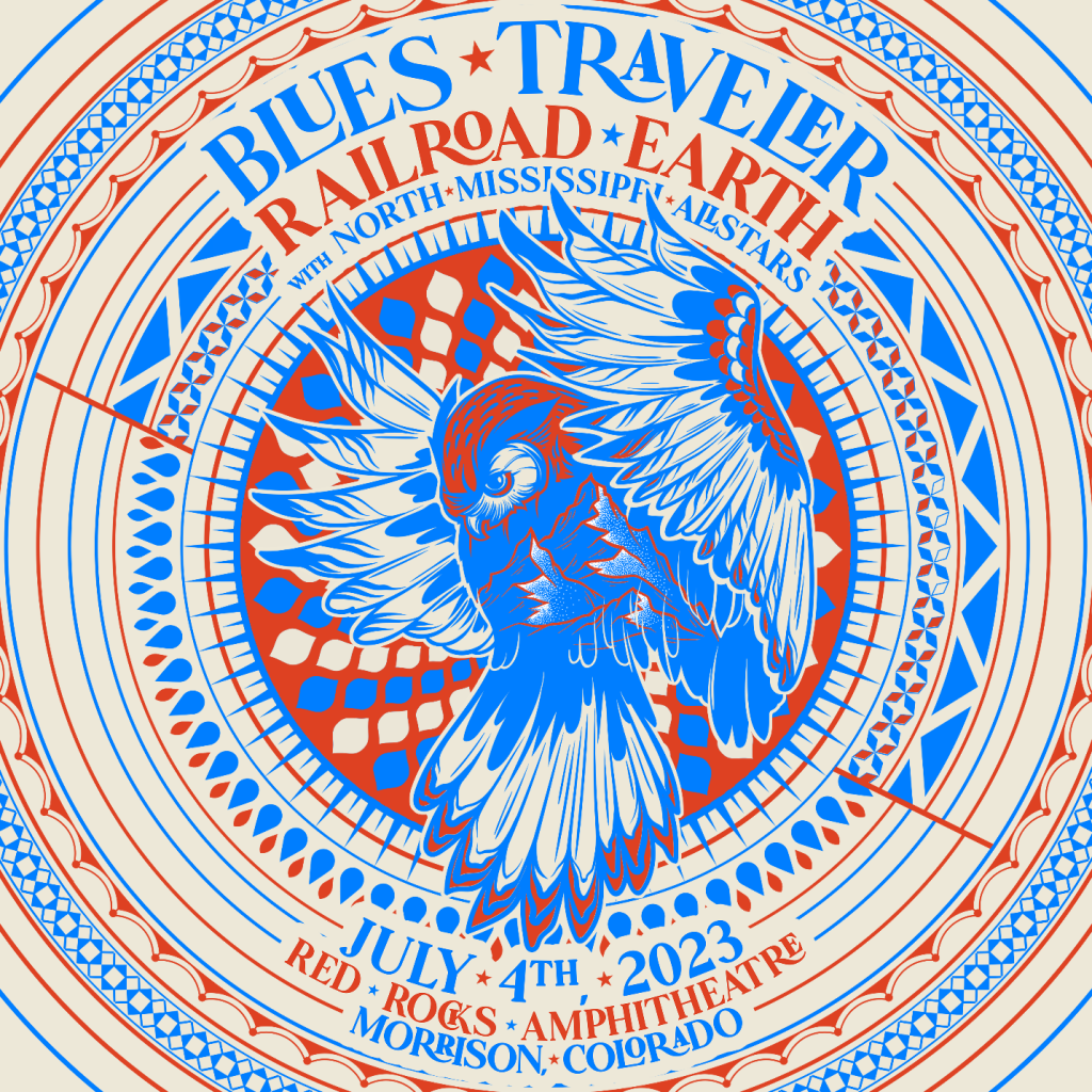 Blues Traveler + Railroad Earth + North Mississippi Allstars | Red Rocks Amphitheatre | July 4, 2023