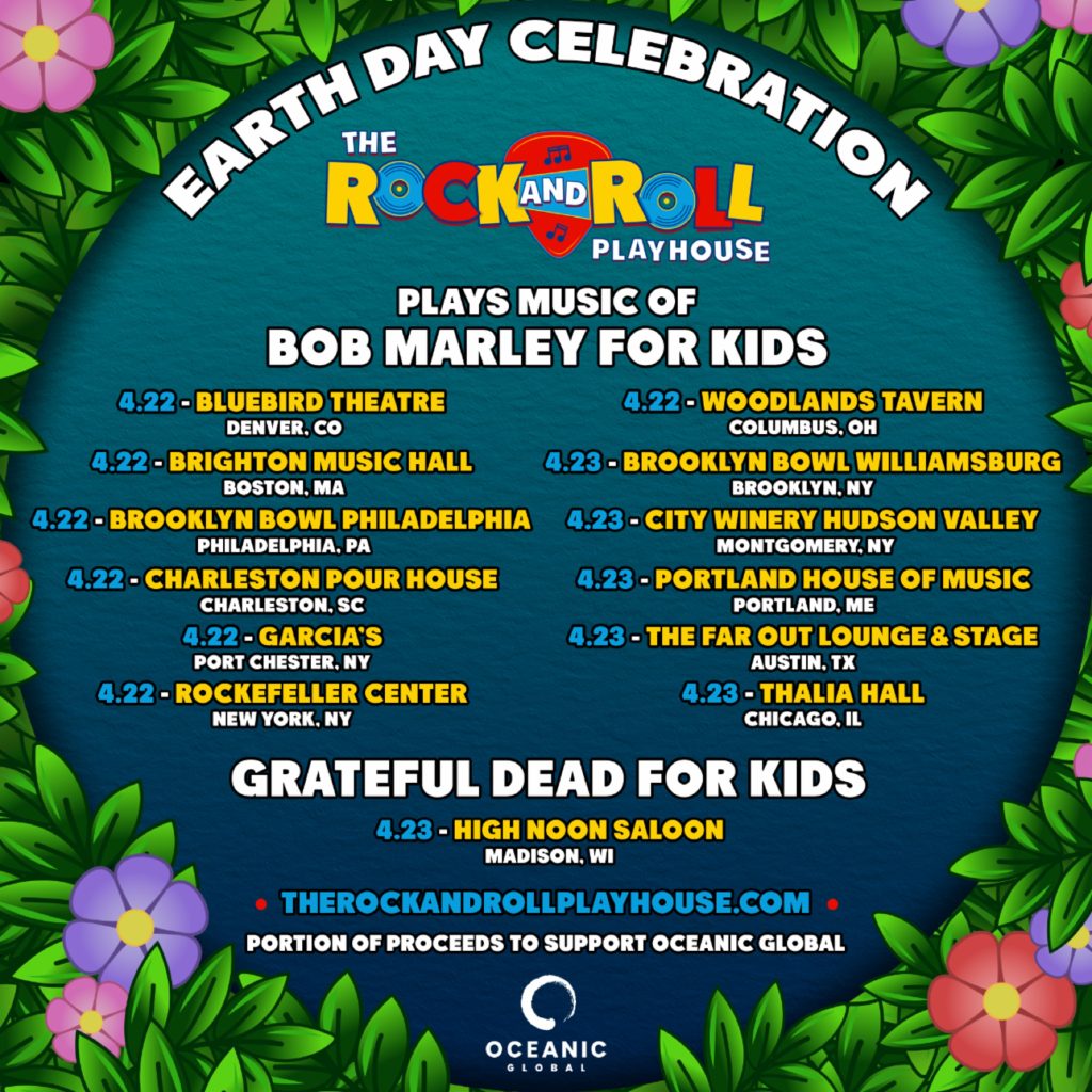 The Rock And Roll Playhouse Celebrates Earth Day With Family Concert Series
