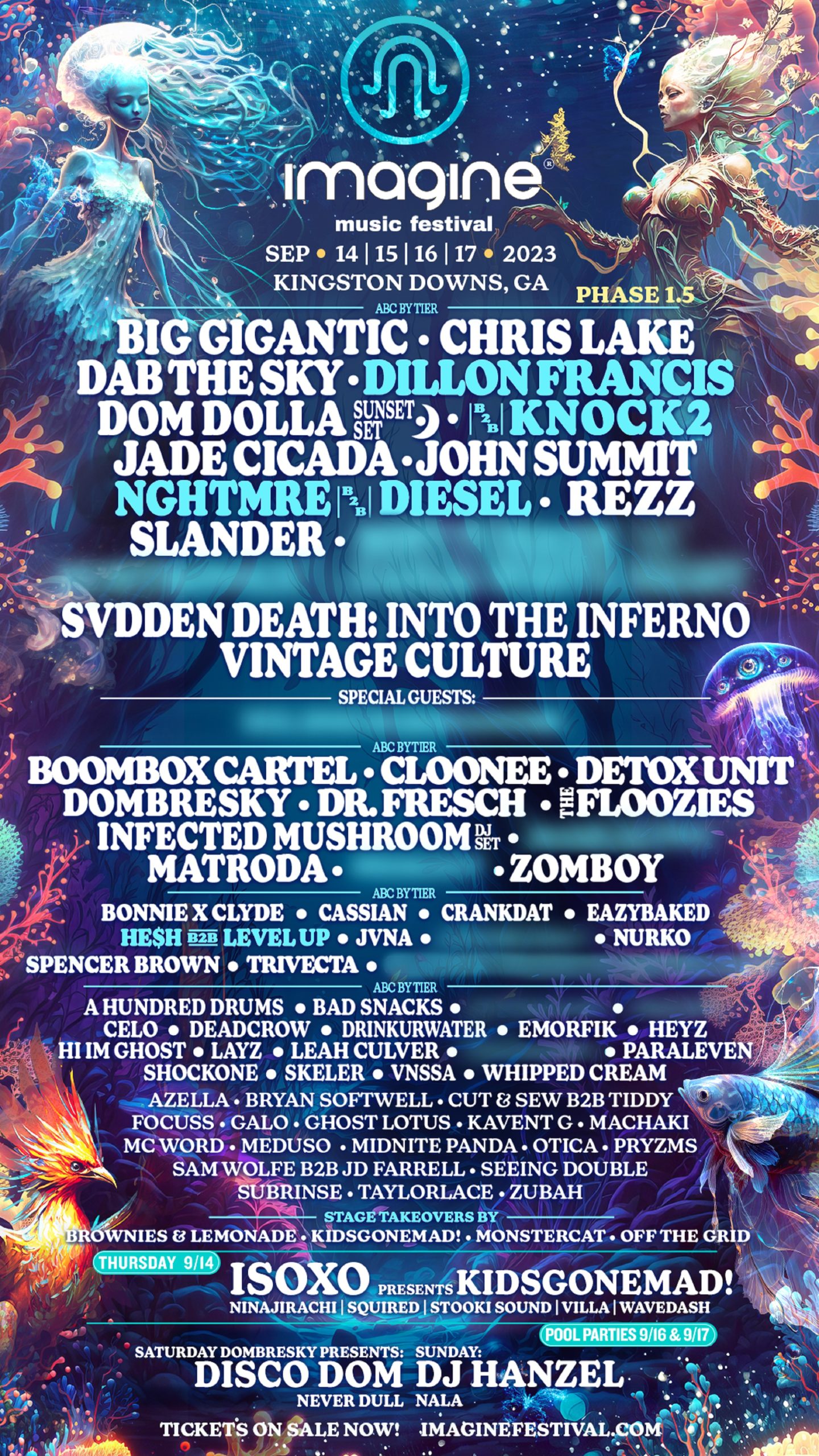 Imagine Music Festival Announces Phase 1.5 Lineup Featuring Regional and Local Artist Additions
