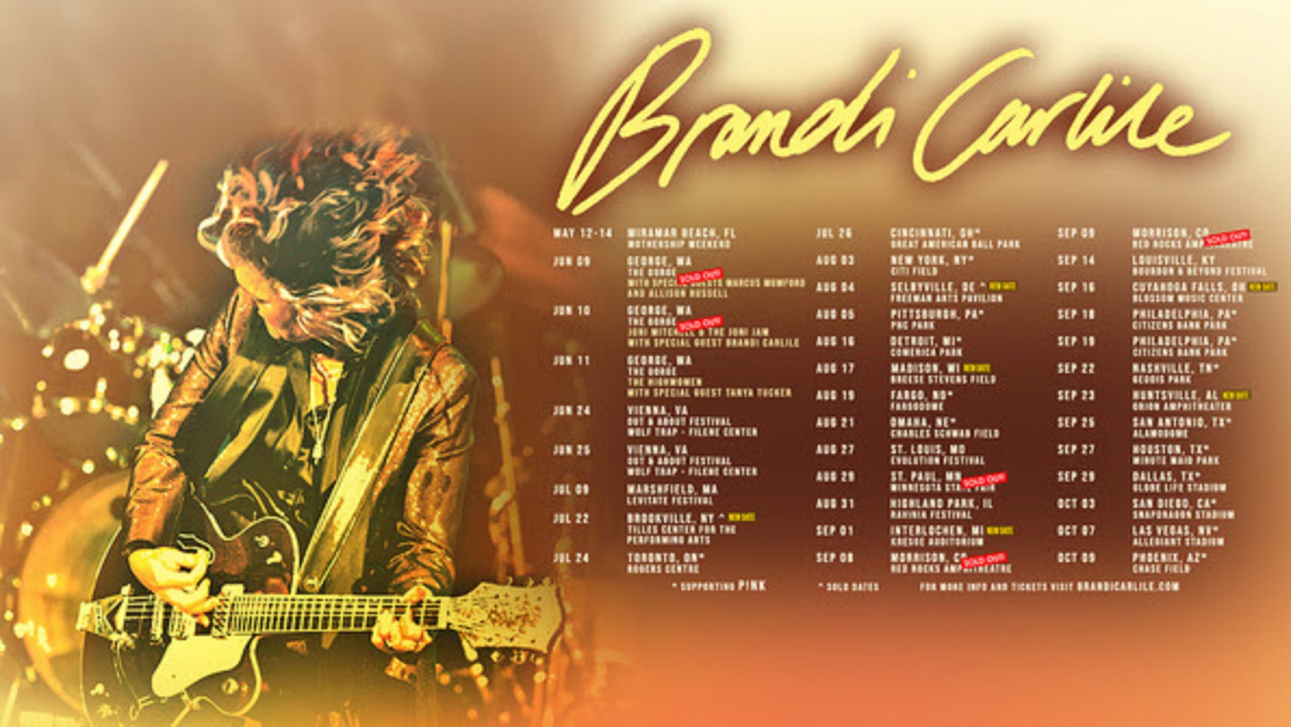 Brandi Carlile adds select headline dates to 2023 tour