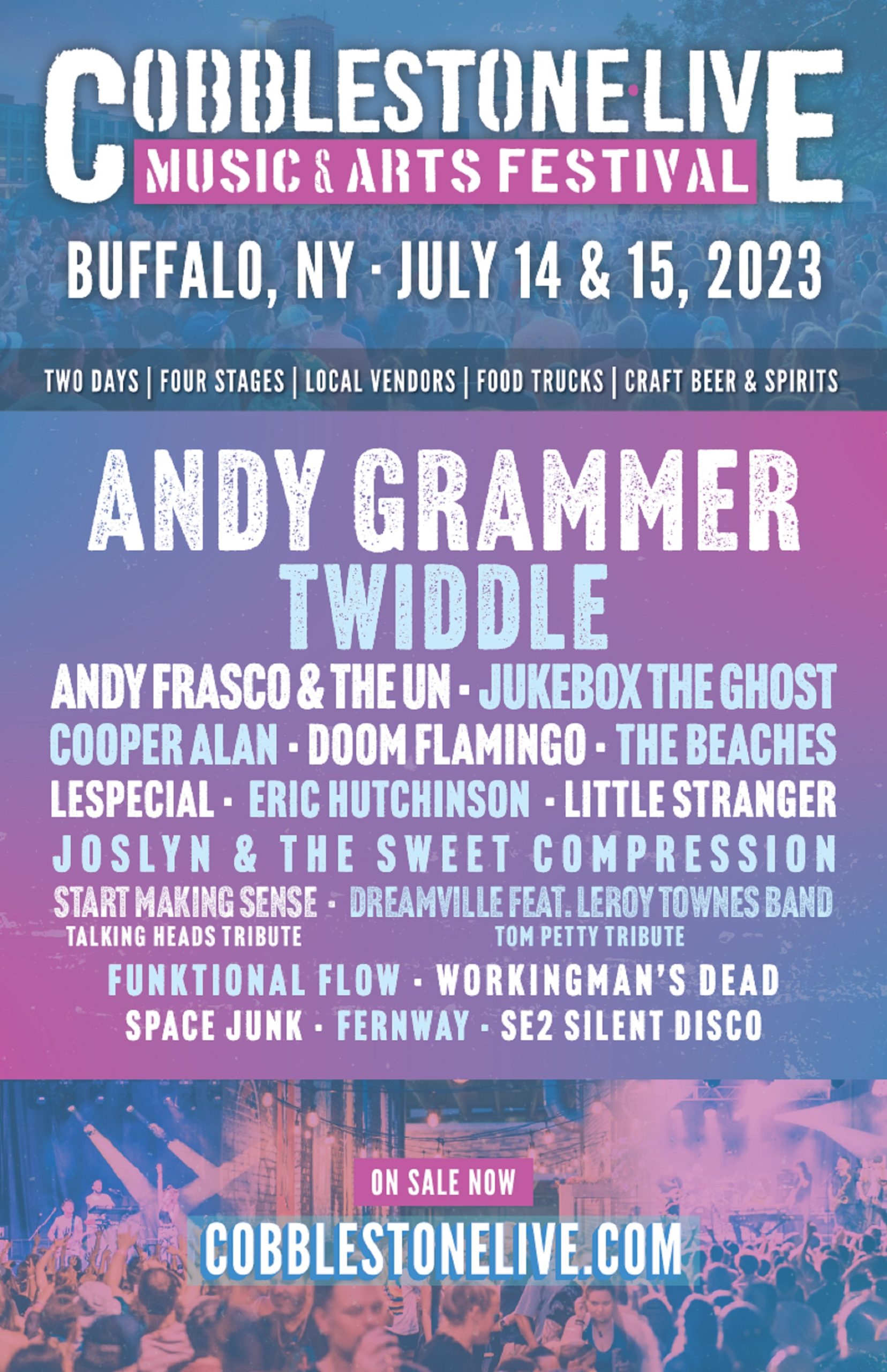 COBBLESTONE LIVE MUSIC & ARTS FESTIVAL Announces P.U.N.T. PEDIATRIC CANCER COLLABORATIVE As 2023 Beneficiary; On Site Vendors and Activities
