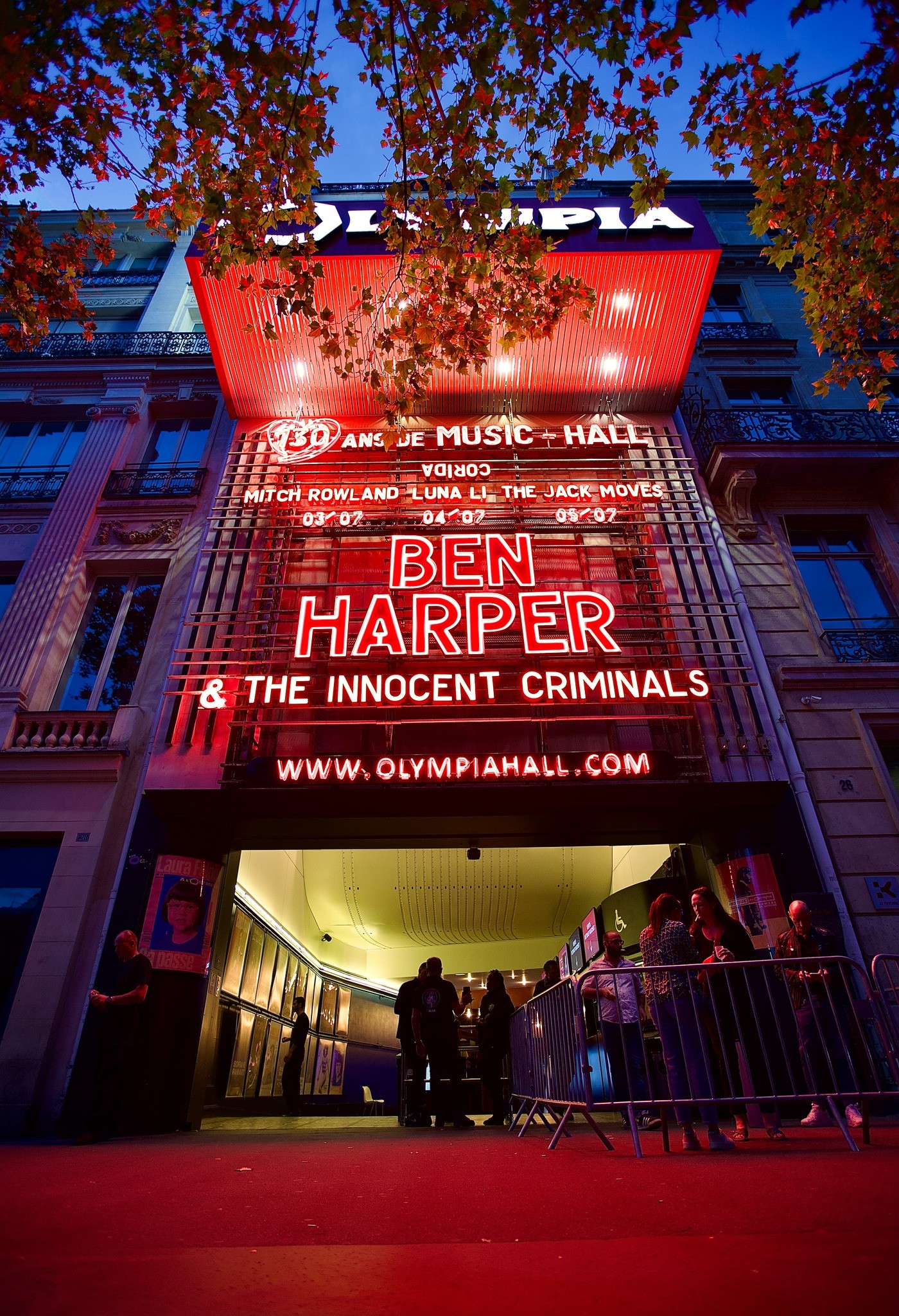 Ben Harper | L'Olympia Theatre | 7/5/23