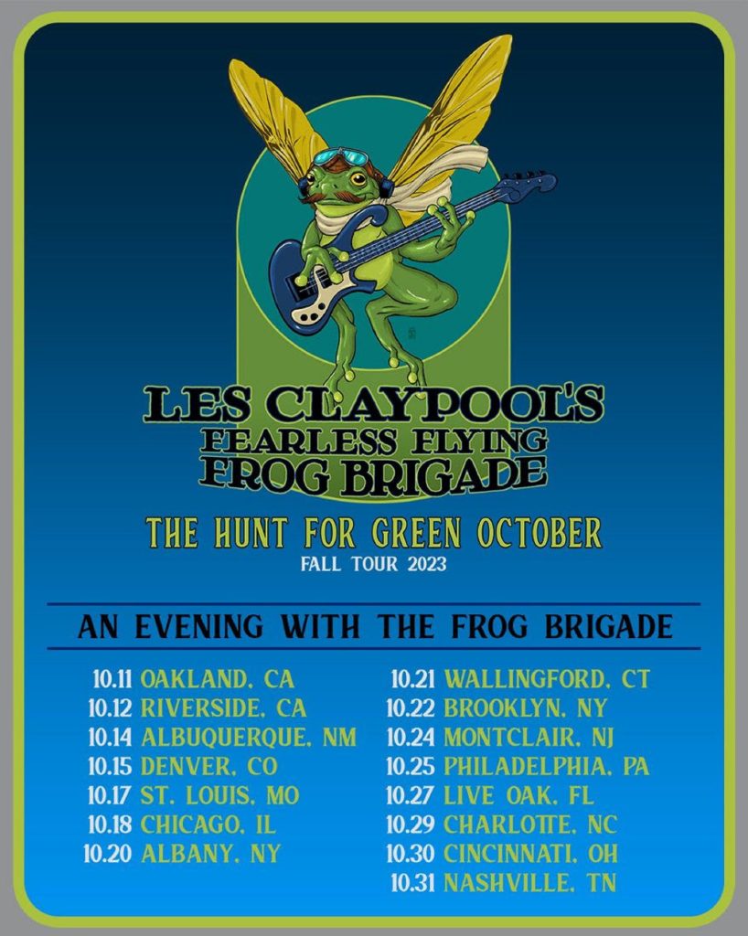 Les Claypool's Frog Brigade Announces East Coast Dates w/ Expanded Repertoire