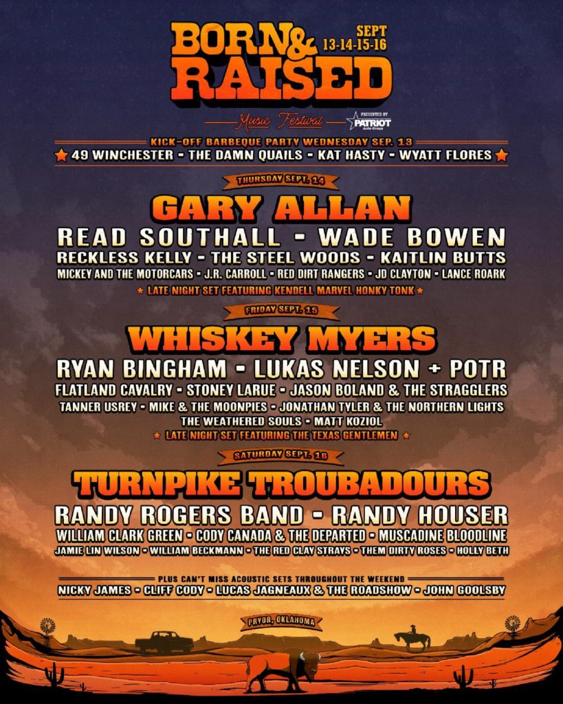 Born & Raised Music Festival Announces Set Times For 3rd Annual Festival
