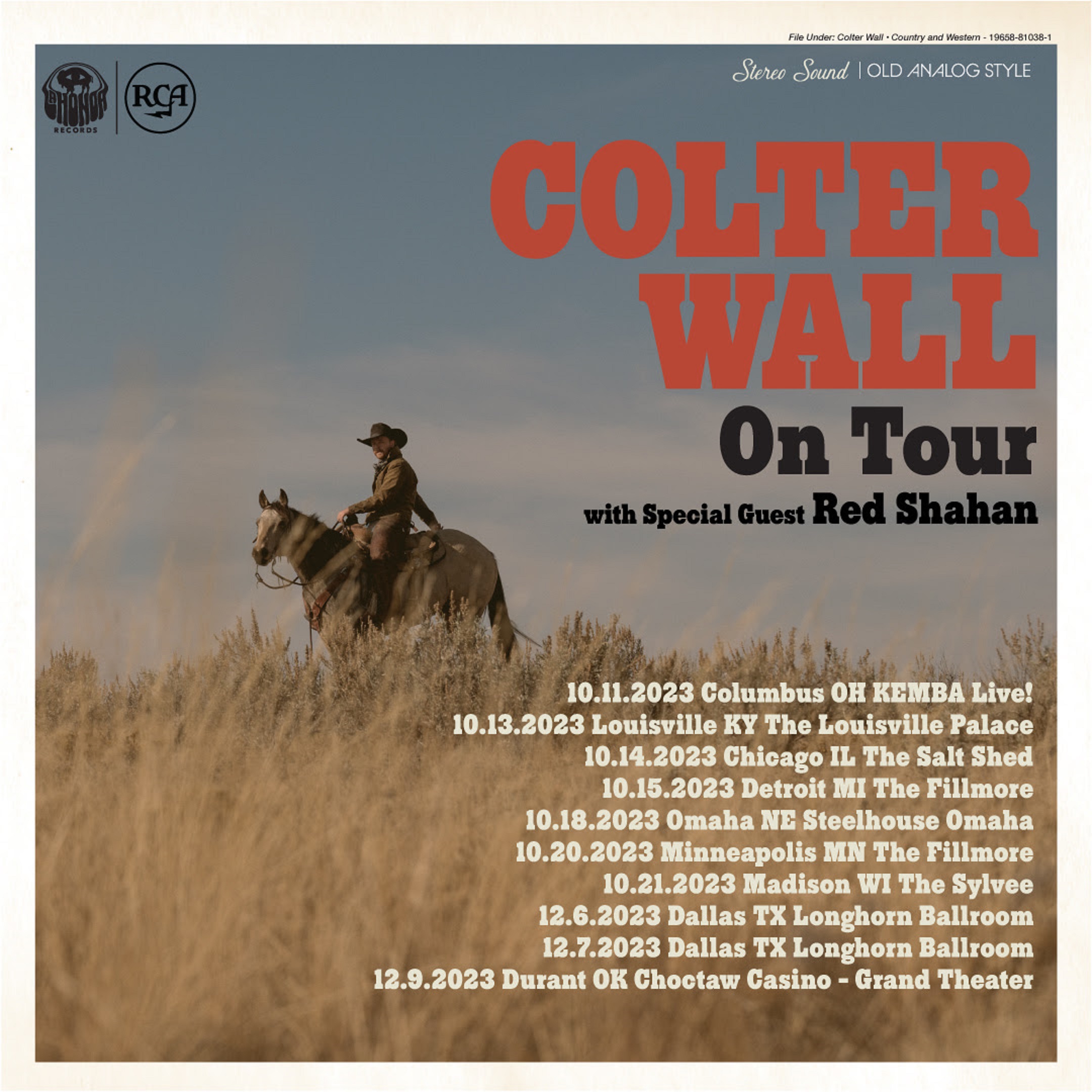 Colter Wall Announces Fall Tour Supporting New Album Little Songs