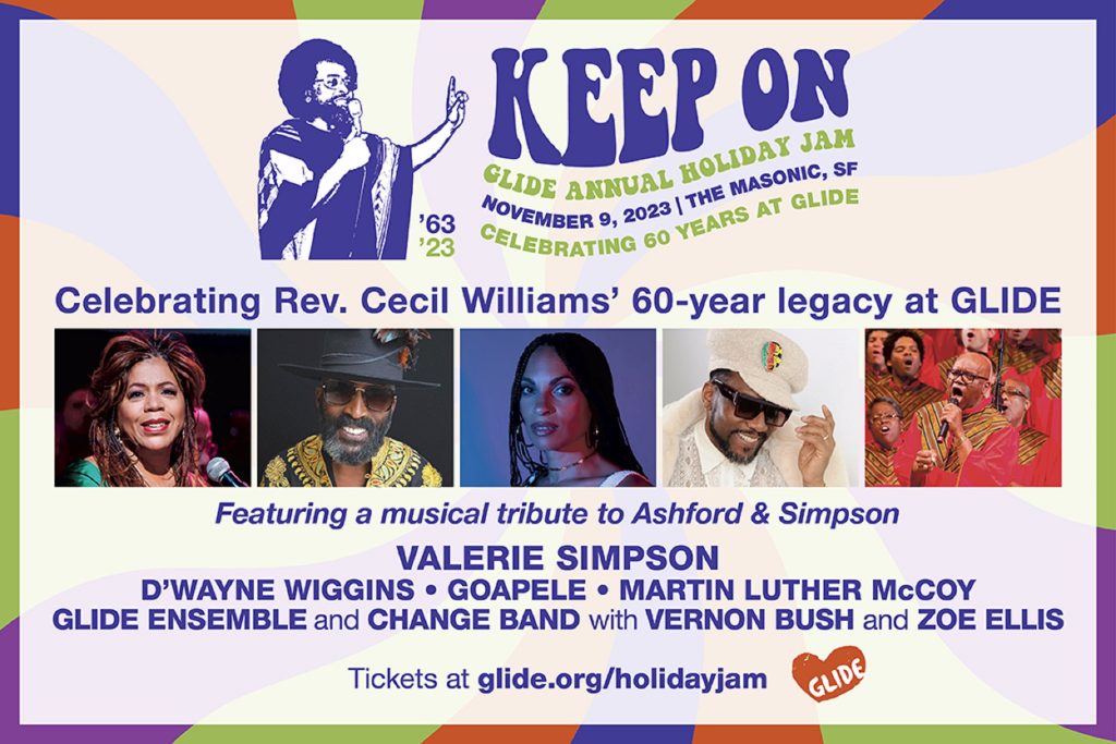 The GLIDE Annual Holiday Jam: Keep On Returns to The Masonic, San Francisco on  Thursday, November 9
