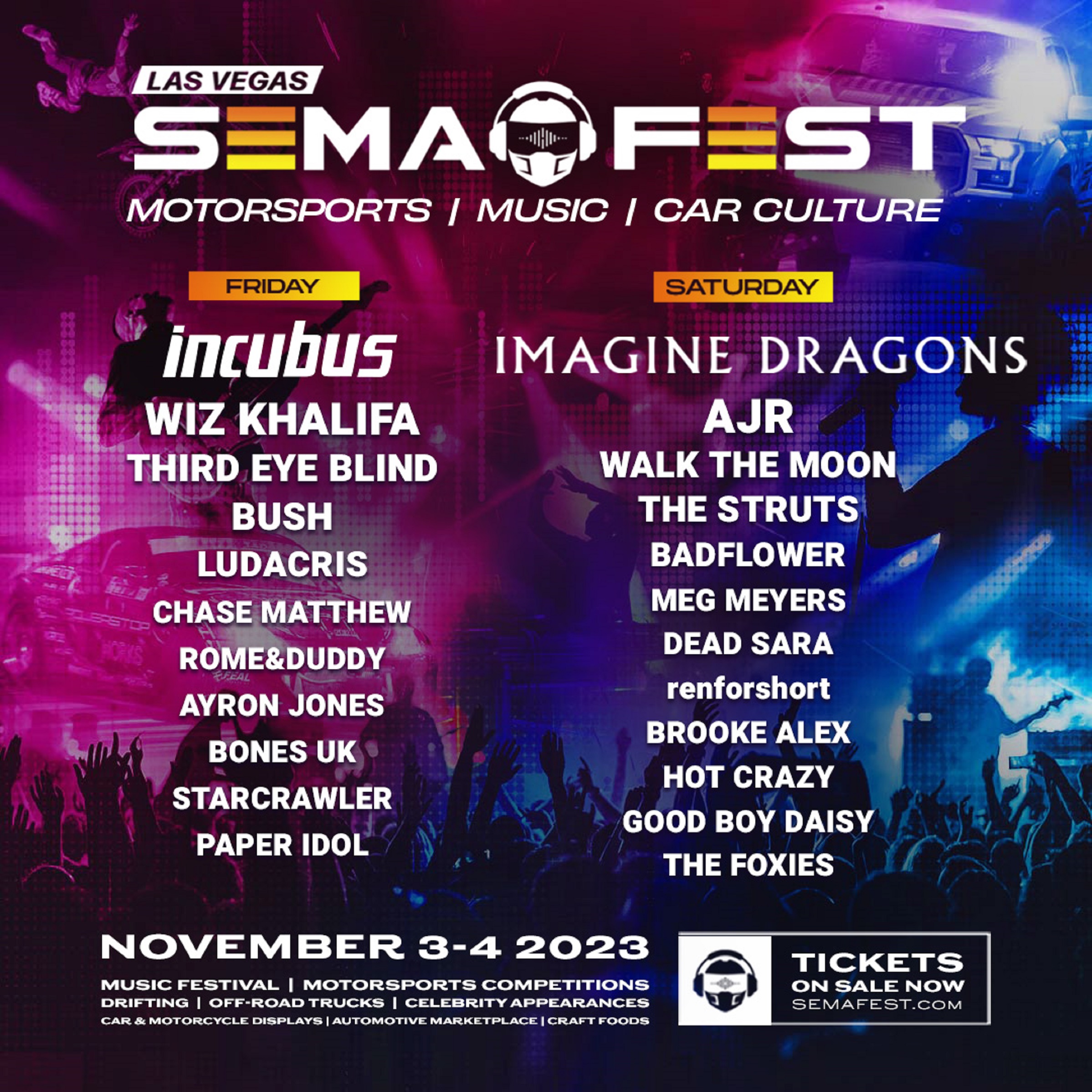 SEMA FEST MAKING ITS DEBUT NOVEMBER 3-4, 2023 IN LAS VEGAS