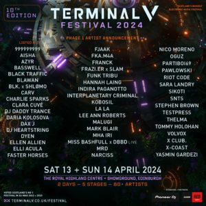 TERMINAL V FESTIVAL 2024 LINE-UP ANNOUNCED