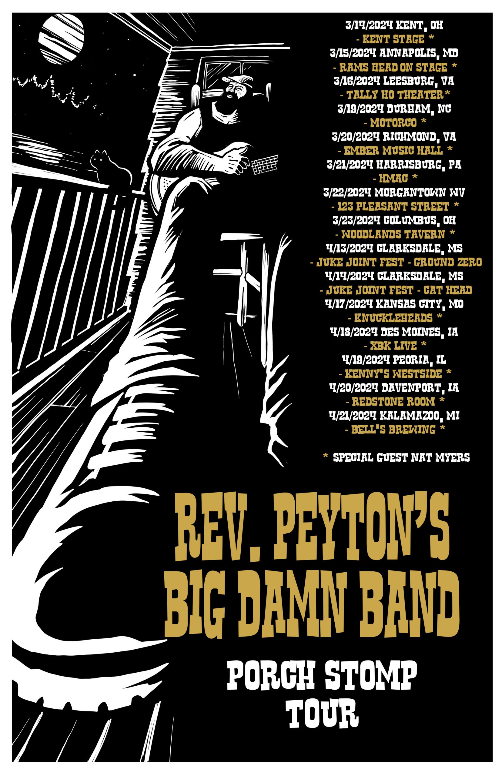 Reverend Peyton's Big Damn Band Announce Porch Stomp Tour