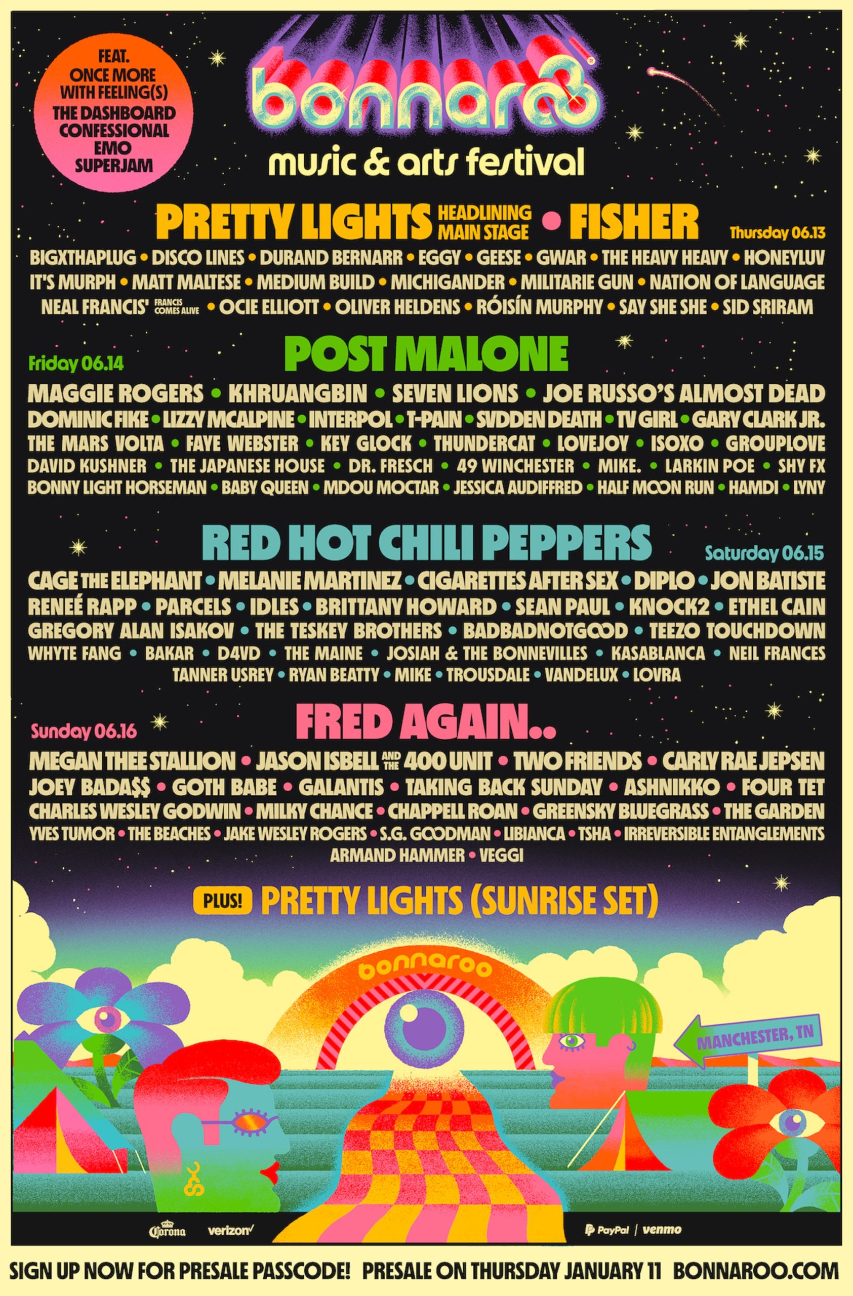 Bonnaroo announces 2024 lineup