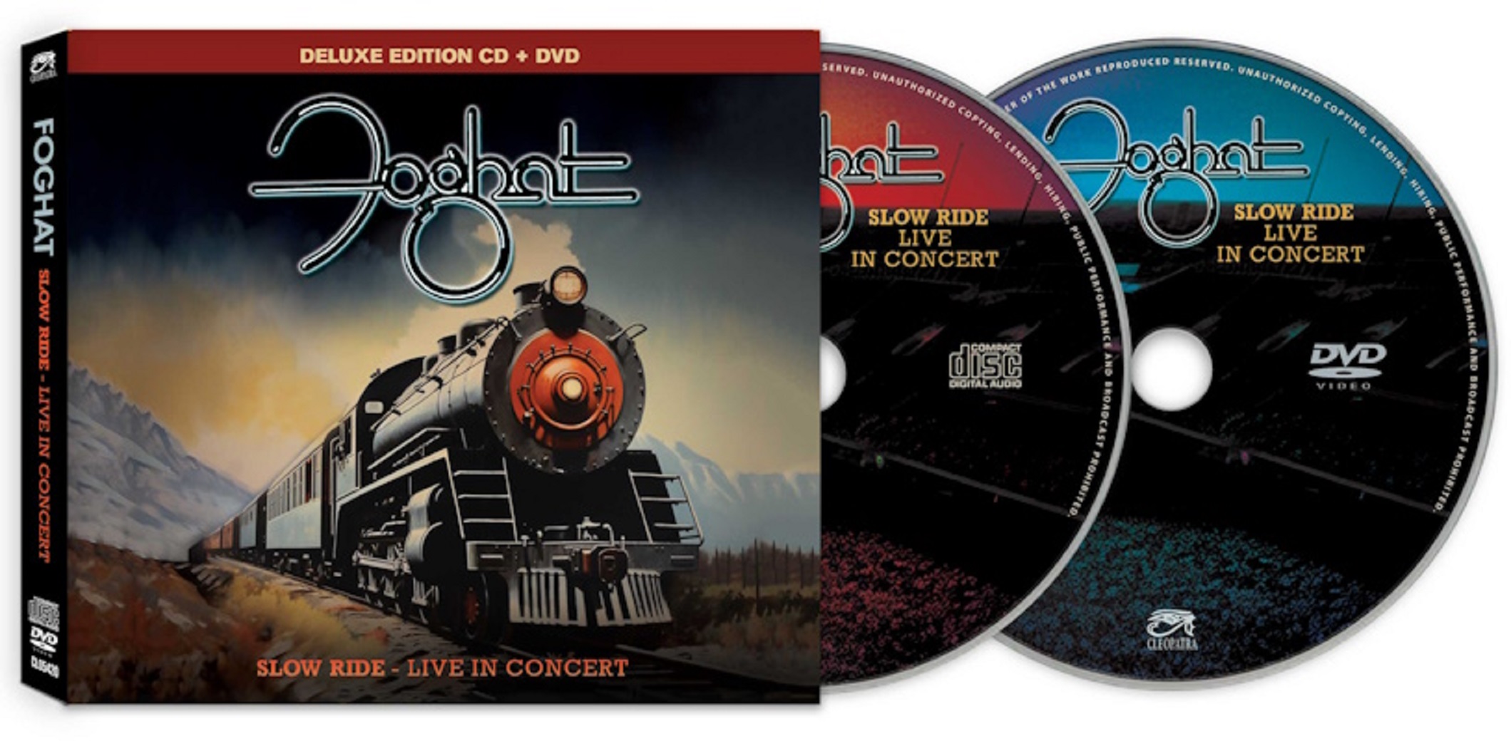 FOGHAT’s Iconic 1999 Live Performance Immortalized In CD/DVD Set SLOW RIDE – LIVE IN CONCERT!
