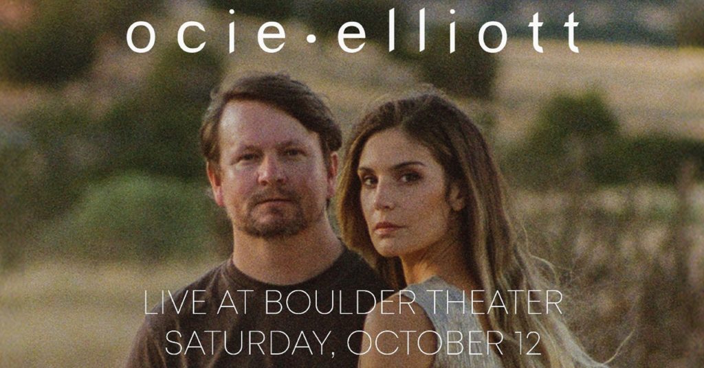 Musical Storytellers Ocie Elliott to Perform at Boulder Theater This Fall