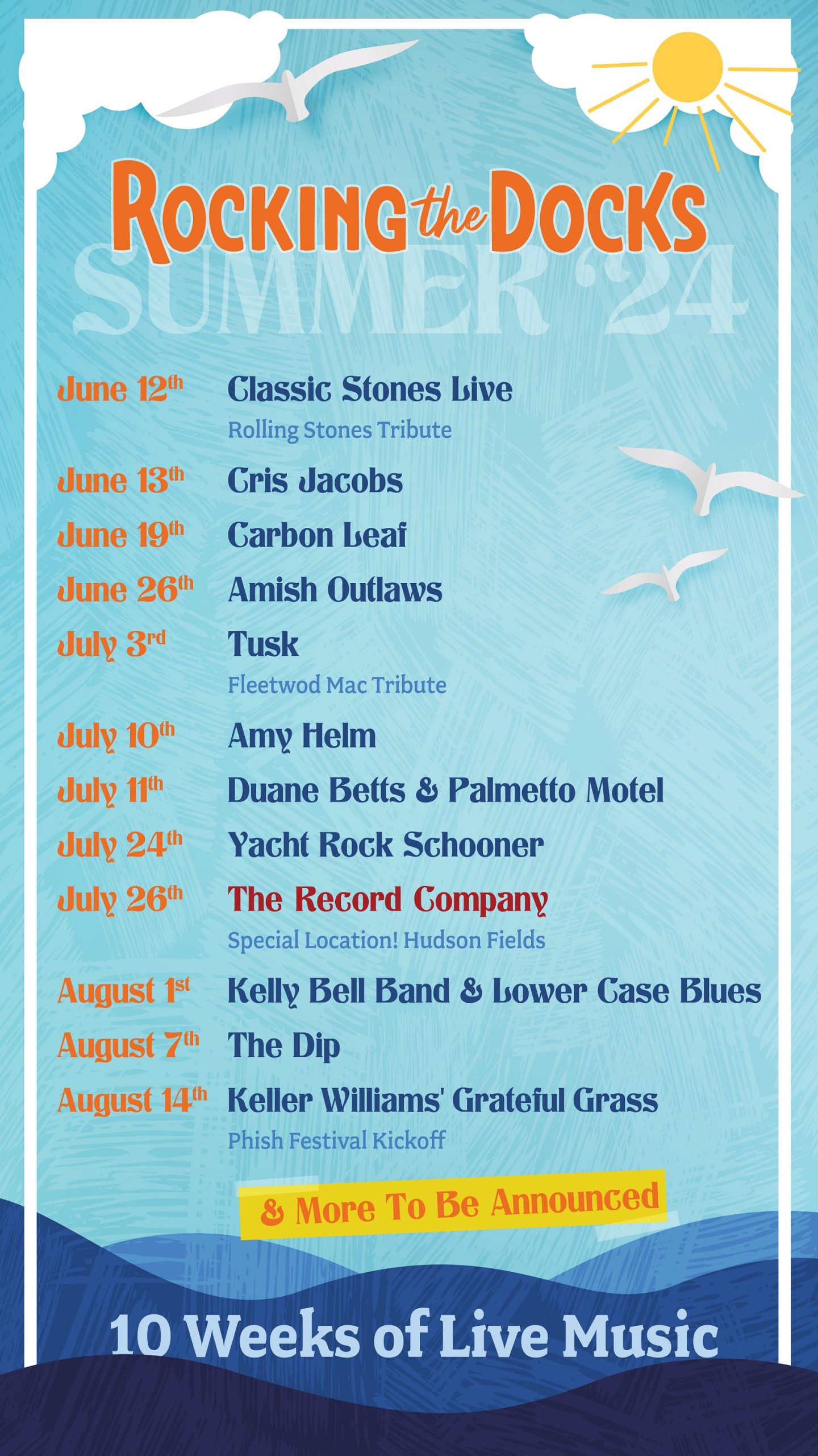 Lewes Concert Series is Back with a Spectacular Lineup and Stunning Sunsets!
