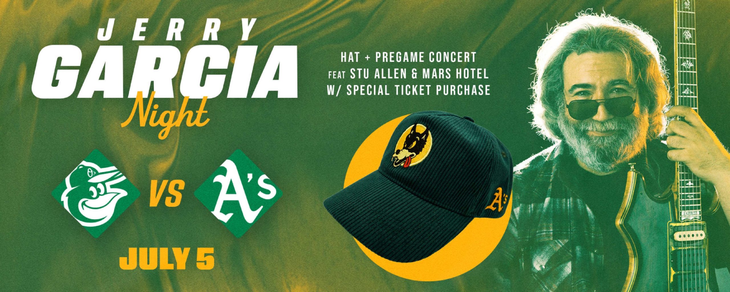Steal Your Base: Jerry Garcia Night at the Park