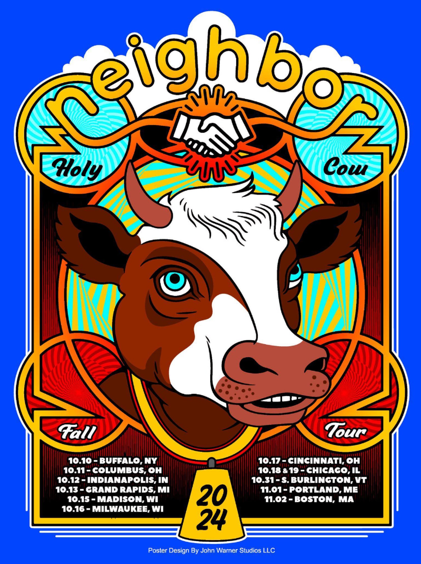 Holy Cow! Boston Rockers Neighbor Announce Epic Three-Night Halloween Run in New England with Powerhouse Trio LaMP