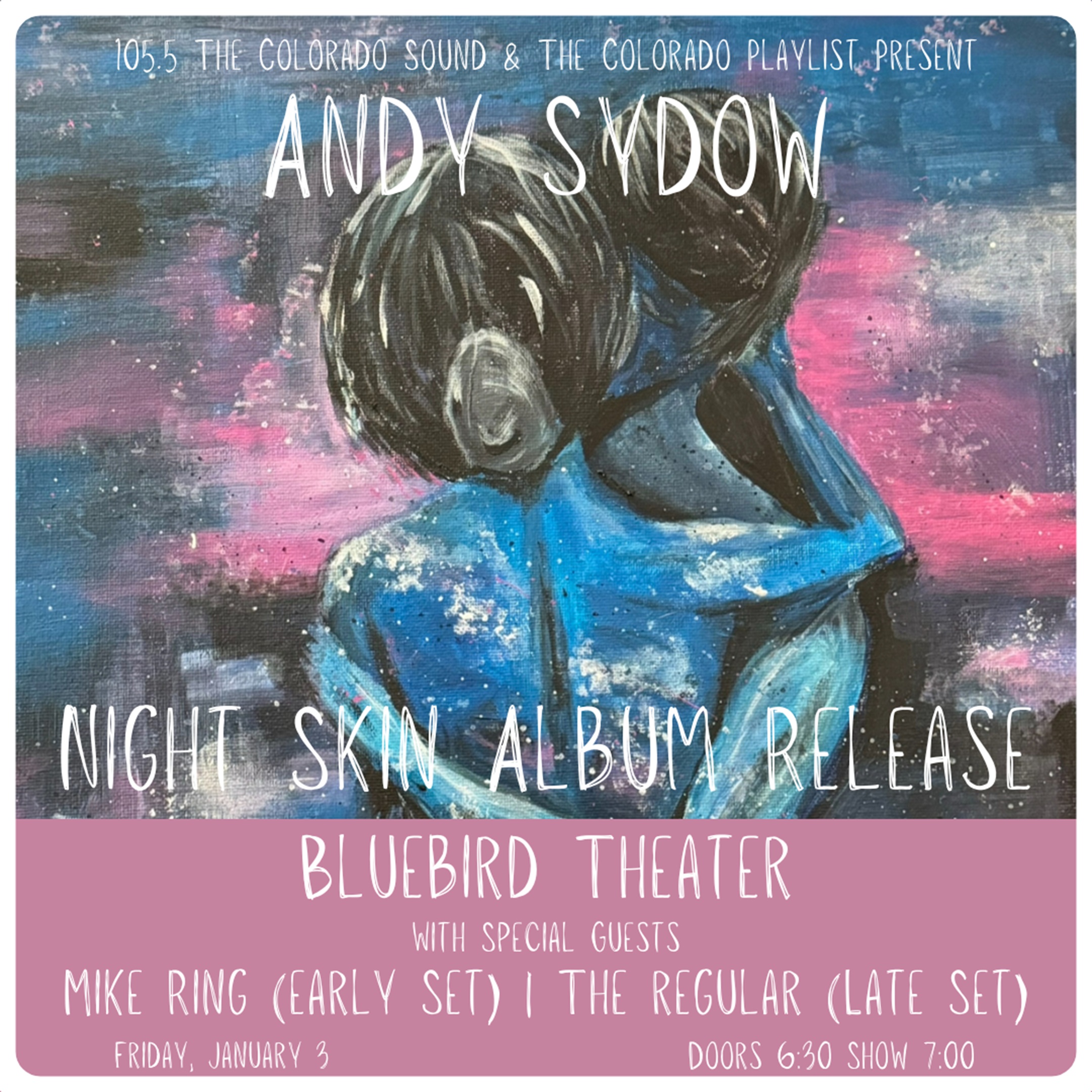 Andy Sydow Unveils New Album 'Night Skin' Produced by Anders Osborne – Release Show at Bluebird Theater on January 3, 2025