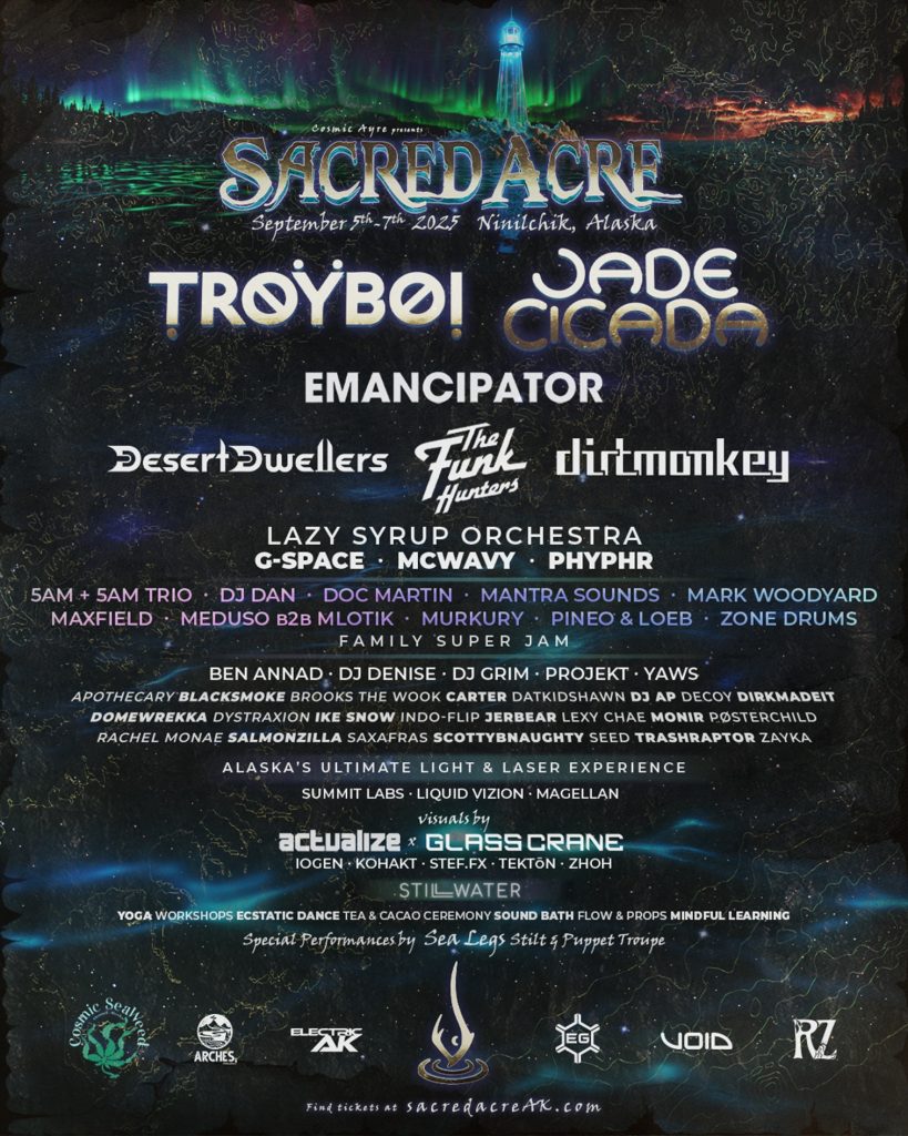 SACRED ACRE 2025 LINEUP ANNOUNCEMENT:  A JOURNEY THROUGH MUSIC AND NATURE
