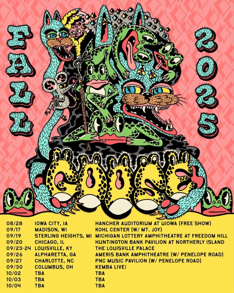 GOOSE CELEBRATE NEW ALBUM, EVERYTHING MUST GO,  WITH ADDITIONAL RUN OF UPCOMING HEADLINE SHOWS