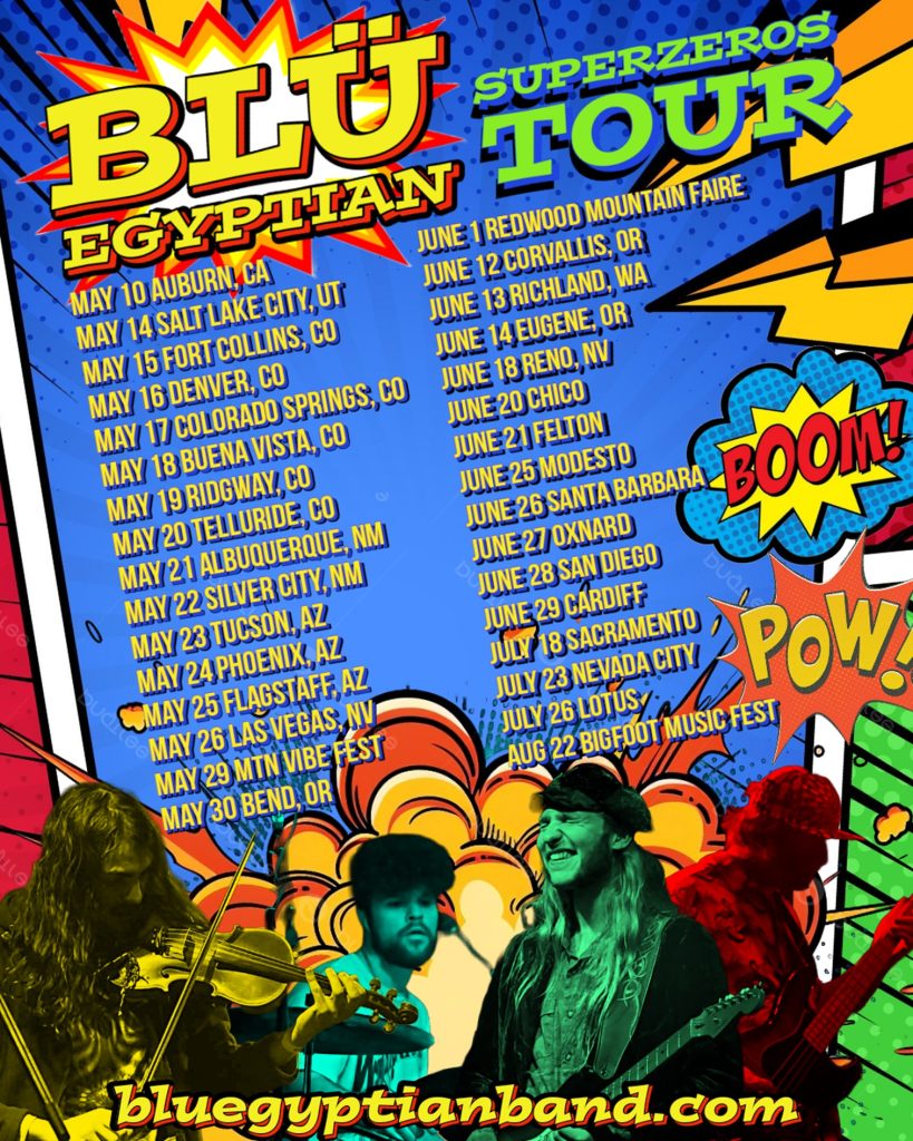 Defeat the Oligarchs on the Dance Floor: BLÜ EGYPTIAN Superzeros Tour