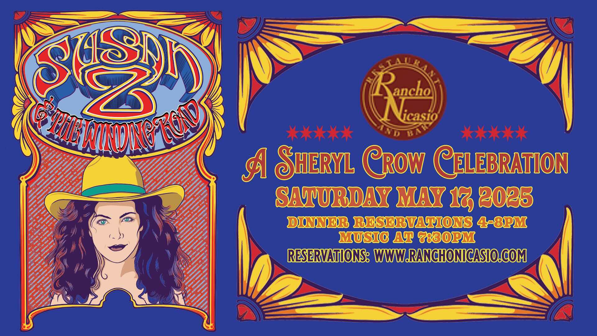 Susan Z and the Winding Road Pay Homage to the Music of Sheryl Crow At Historic Rancho Nicasio