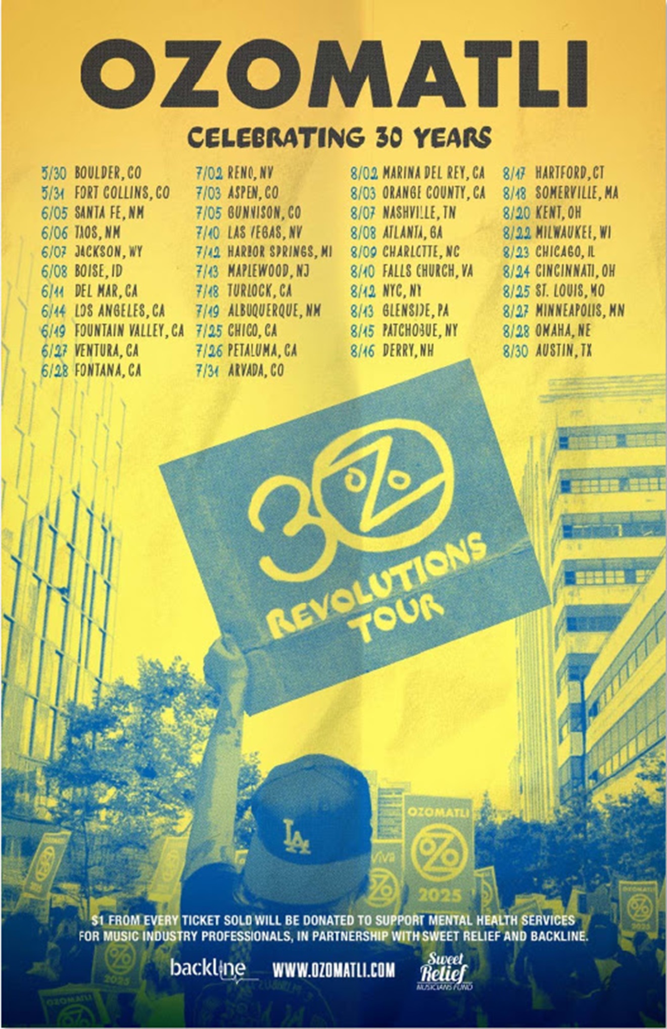 OZOMATLI CELEBRATES “30 TIMES AROUND THE SUN”