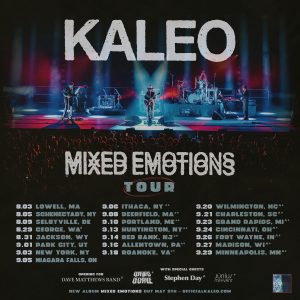 KALEO Add More Dates to 2025 MIXED EMOTIONS tour
