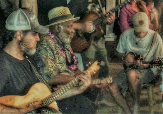 Ken Solin of Island Grass, Taj Mahal, & Jack Rajca of Joint Point