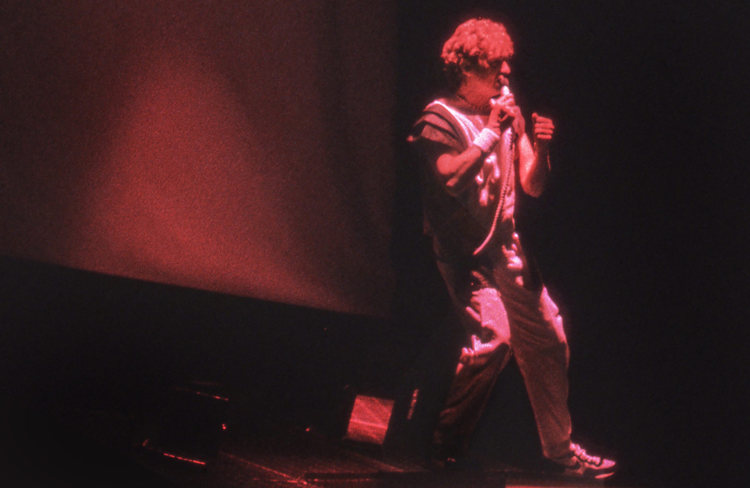 Jon Anderson of Yes | Miami University, Oxford OH, 1984 | Photo: Sam A. Marshall | Cincinnati OH