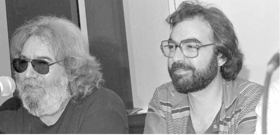  Jerry and Len at the NYC news conference and press premier of So Far, September 1987. Photo courtesy ©Susana Millman