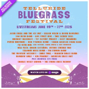Telluride Bluegrass Teams Up With nugs To Livestream 2025 Festival
