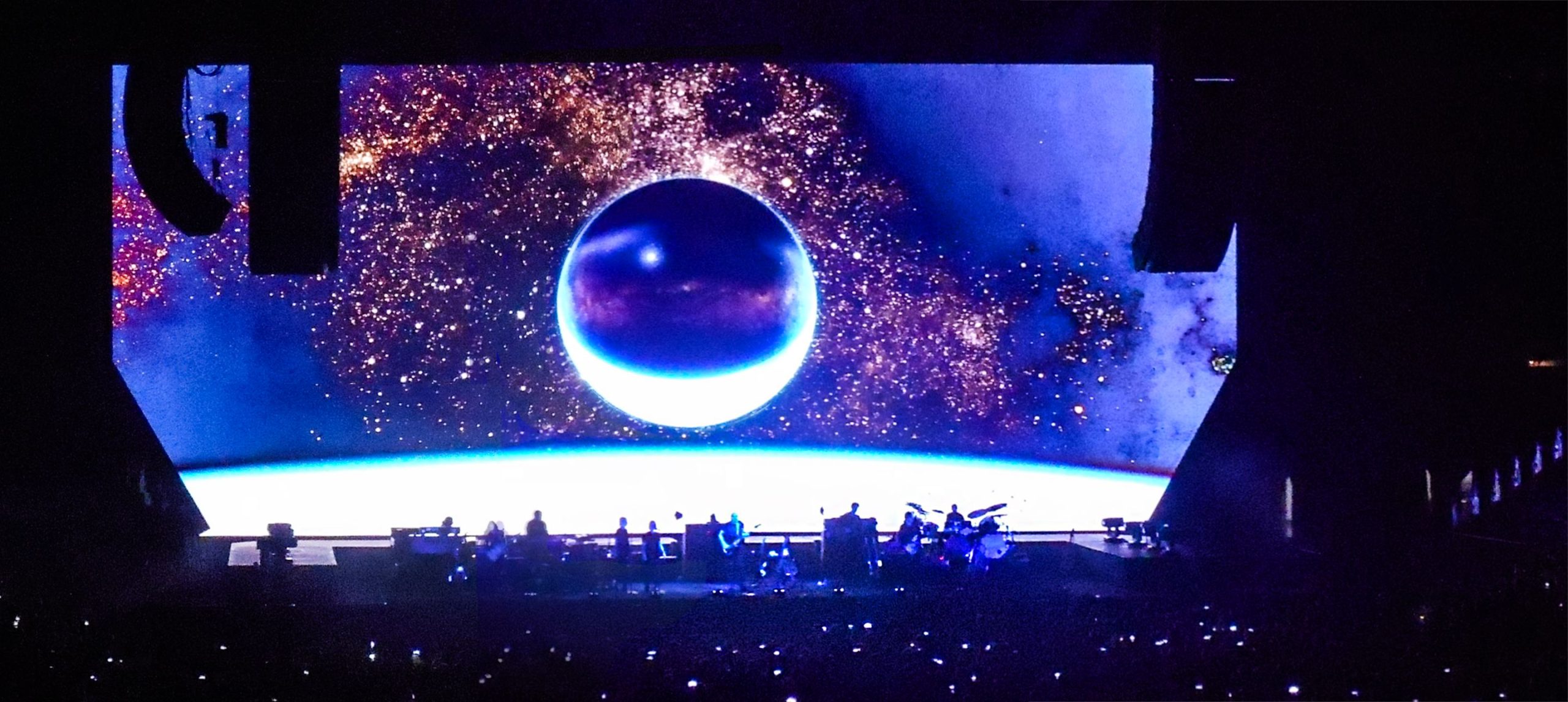 Roger Waters performing 