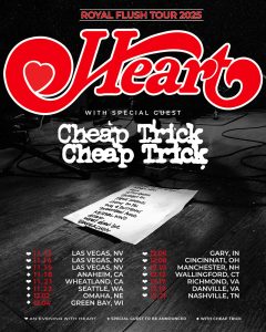 HEART Deals More Dates on 2025 Royal Flush Tour