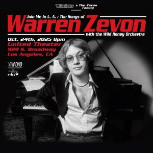 Warren Zevon celebrated by Jackson Browne, Marshall Crenshaw, Shooter Jennings and others in Wold Hiney benefit concert