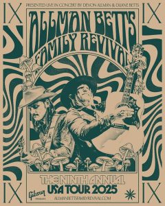 The ninth annual Allman Betts Family Revival Tour unveils dates and initial artist lineup