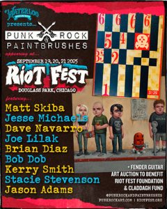 Punk Rock & Paintbrushes Continues 2025 Season With Upcoming Galleries At Music Festivals & Gallery Show in NYC
