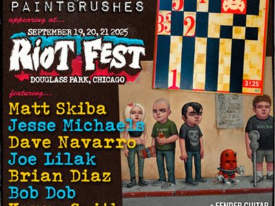 Punk Rock & Paintbrushes Continues 2025 Season With Upcoming Galleries At Music Festivals & Gallery Show in NYC