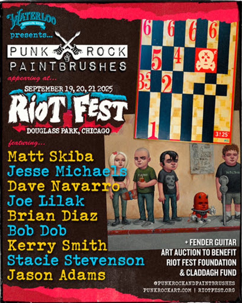 Punk Rock & Paintbrushes Continues 2025 Season With Upcoming Galleries At Music Festivals & Gallery Show in NYC