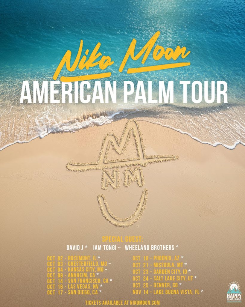 Niko Moon releases surprise 'AMERICAN PALM' Deluxe album today! – featuring two new songs "BREATHE" & "BARE FEET IN THE SAND""