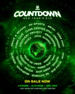 COUNTDOWN NYE’S 2025 LINEUP LANDS IN DOWNTOWN LOS ANGELES