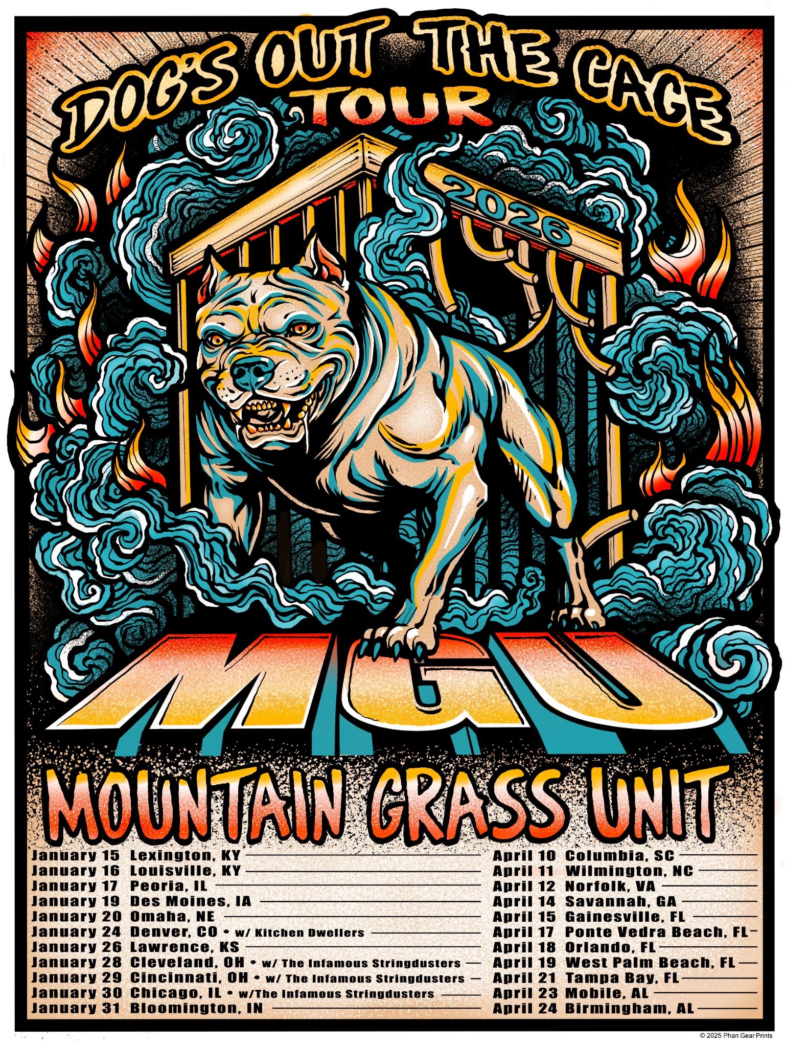 Mountain Grass Unit 2026 live on tour
